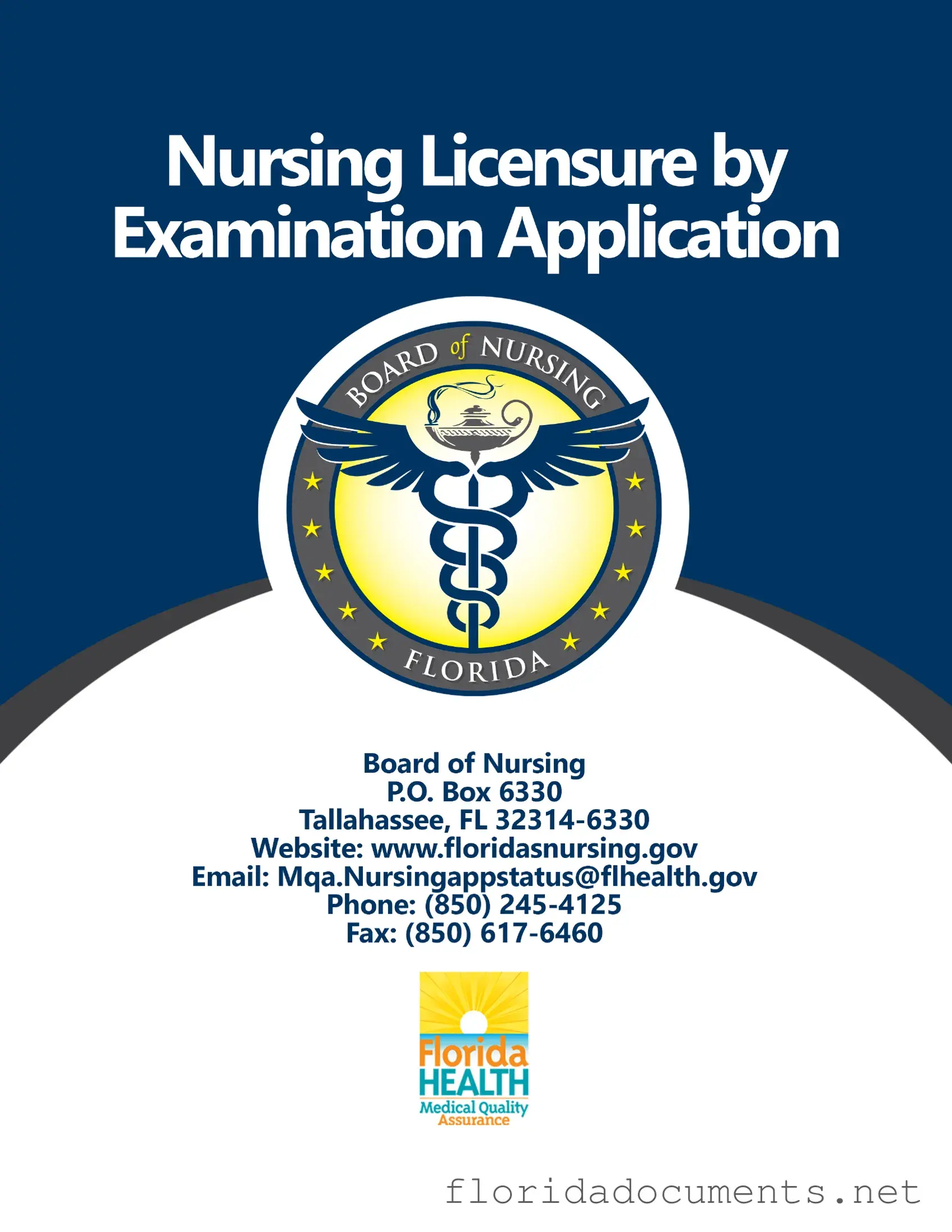 Fill in a Valid Florida Board Nursing Application Form
