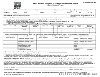 Fill in a Valid Florida Dh 3212 Form